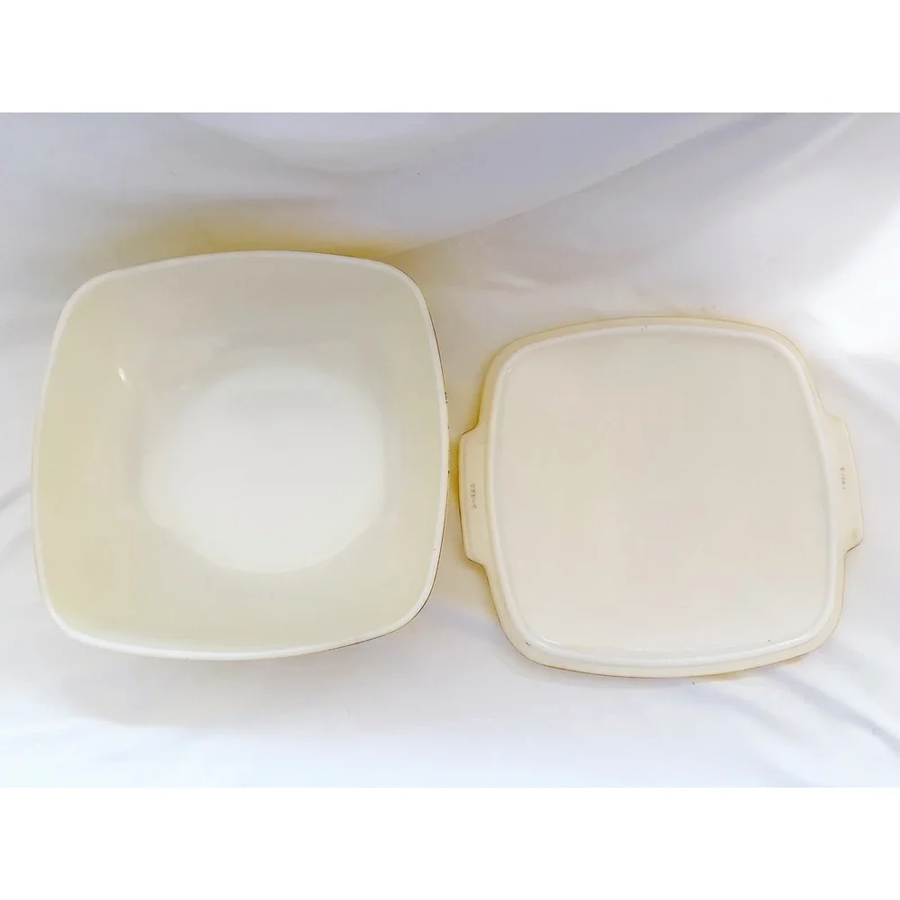 Yellow Covered Serving Dish and Red (No Lid) - Home Dining - Picture 4 of 10